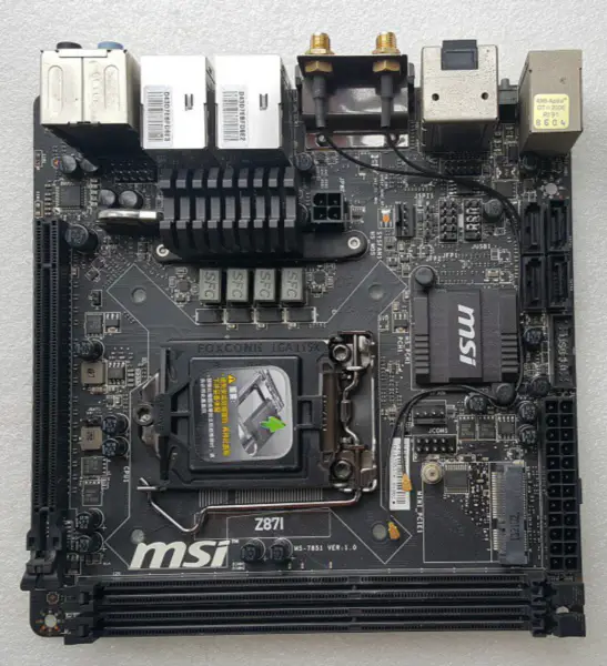 MSI Z87I Scheda madre LGA1150 DDR3 32GB Mini-ITX