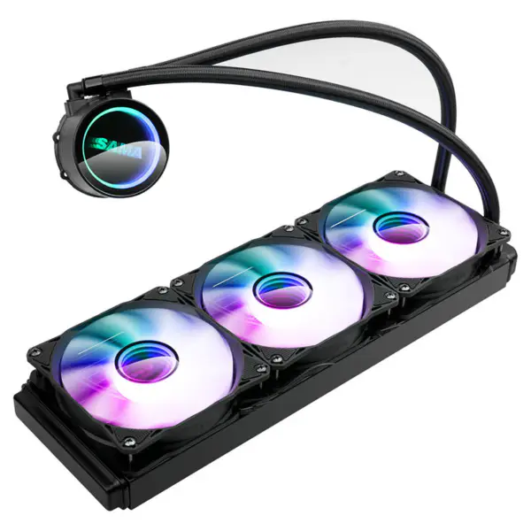 Dissipatore di calore di rame piatto di raffreddamento liquido Infinity Fan raffreddamento Cpu Water Cooler