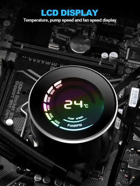 Raffreddamento ad acqua Cpu piastra di raffreddamento liquido dissipatore Cpu di raffreddamento