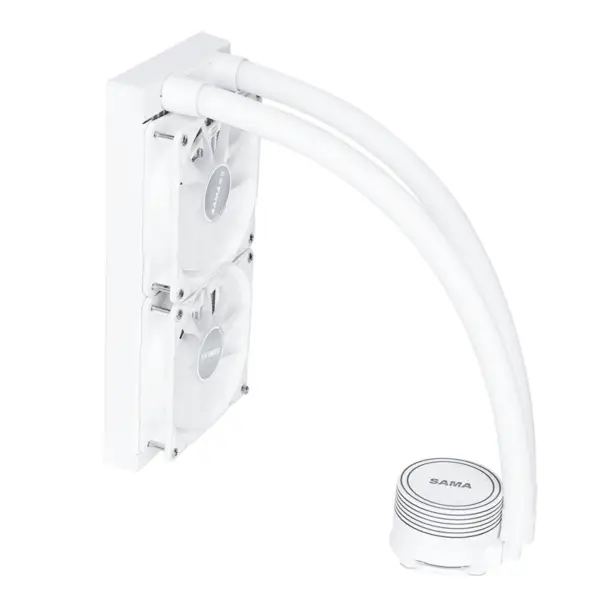 Radiatore bianco Coloful 240 mm per il raffreddamento ad acqua del case della Cpu