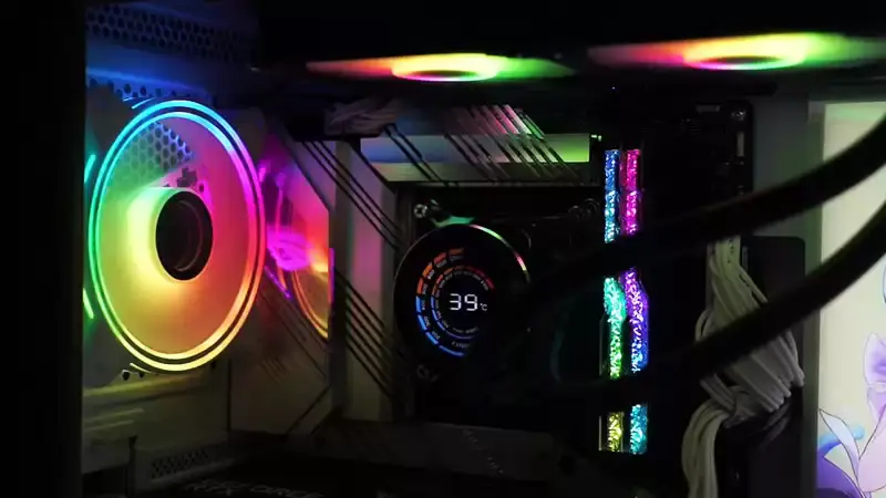 Sama 240 mm Aio Cpu Liquid Cooling Water Cooler Kit Sistema Pc Display Lcd