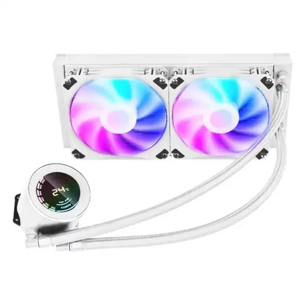 Sama 240 mm Aio Cpu Liquid Cooling Water Cooler Kit Sistema Pc Display Lcd