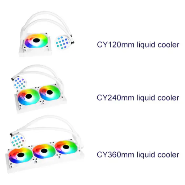 Sama 240mm Radiatore Arcobaleno Pc Para Cpu Rgb Blocco Raffreddatore a Liquido Computer Cpu Raffreddatori ad Acqua E Sistemi di Ventole di Raffreddamento Per Pc Cpu