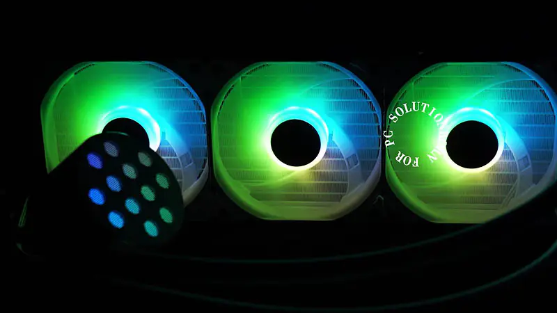 Sama 24cm Aio Cpu Cooler Radiatore rame display acqua raffreddamento liquido Pc Cpu Cooler Rgb Glow con pompa a basso rumore