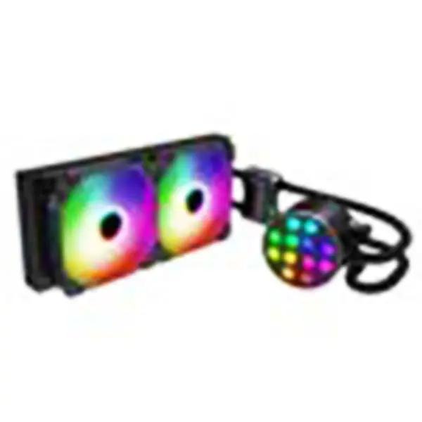 Sama 24cm Aio Cpu Cooler Radiatore rame display acqua raffreddamento liquido Pc Cpu Cooler Rgb Glow con pompa a basso rumore