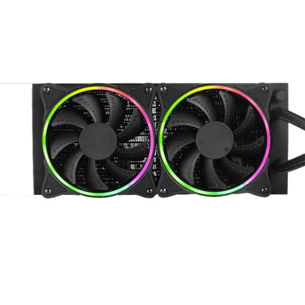Sama 24cm Aio Cpu Cooler Radiatore rame acqua raffreddamento liquido Pc Cpu Cooler Rgb Glow