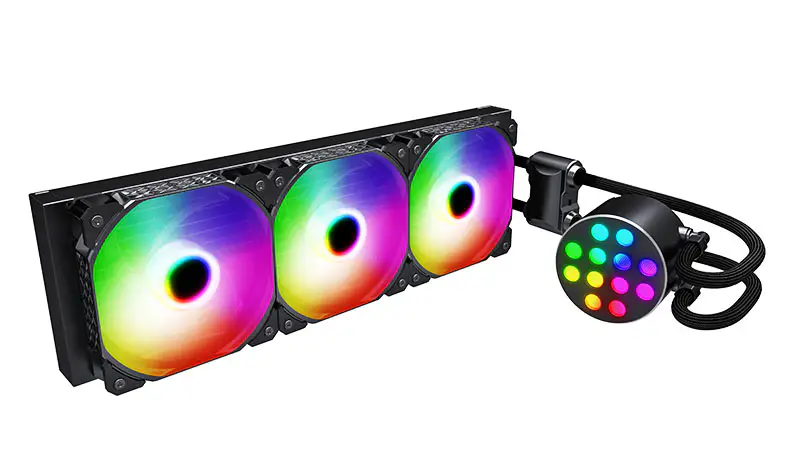 Sama 360 mm 240 mm 120 mm Raffreddamento ad acqua integrato della cpu con luce