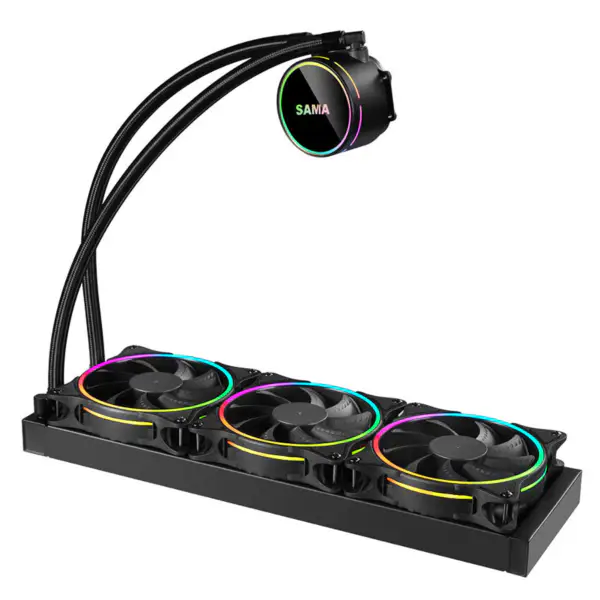 Sama 360mm Radiatore Arcobaleno Pc Para Cpu Rgb Liquid Cooler Block Computer Cpu Water Coolers