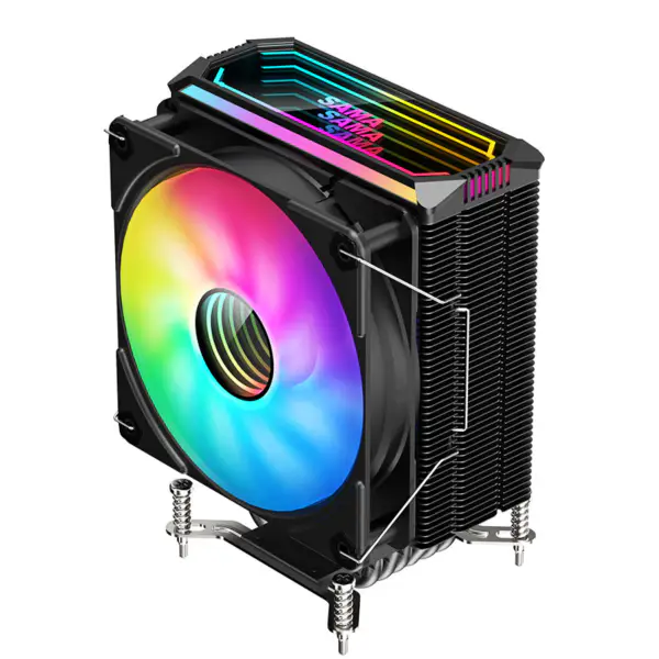 Sama 6 Heat Pipes Cpu Cooler 4 Pin Rgb Pc Quiet per Intel Lga 2011 775 1200 1150 1151 1155 X79 X99 Am3 Am4 Am5 Cpu Cooling Fan H