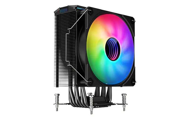 Sama 6 Heat Pipes Cpu Cooler 4 Pin Rgb Pc Quiet per Intel Lga 2011 775 1200 1150 1151 1155 X79 X99 Am3 Am4 Am5 Cpu Cooling Fan H