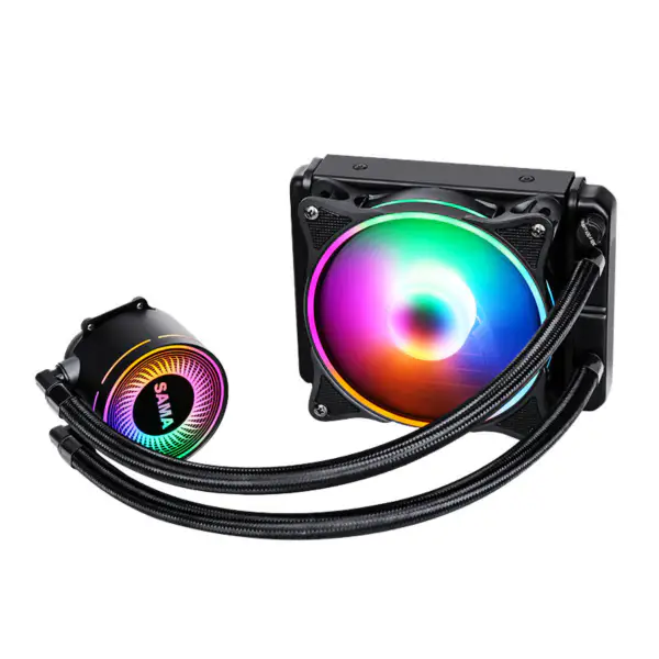 Sama Aio Cpu 120mm radiatore dissipatore liquido Rgb Cooler Cpu raffreddamento ad acqua radiatore Pc Gaming
