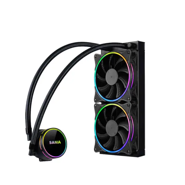 Sama Aio Cpu 240 mm radiatore dissipatore liquido Rgb Cooler Cpu raffreddamento ad acqua radiatore Pc Gaming