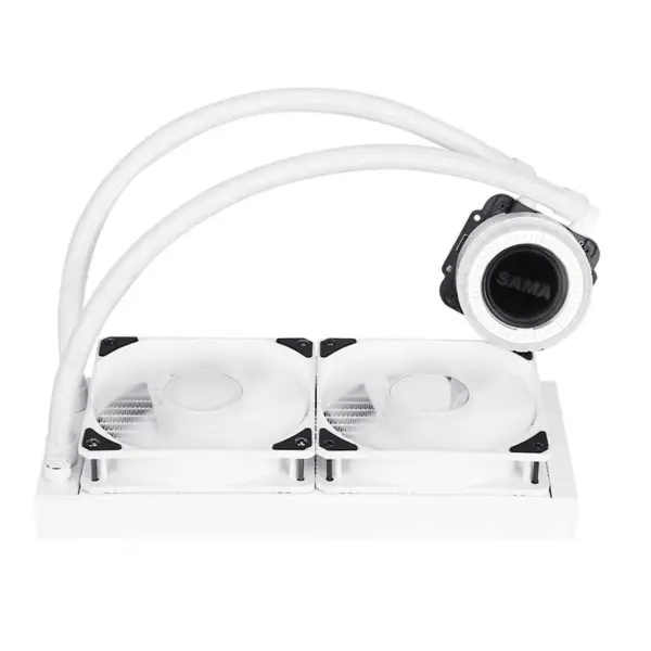 Sama Aio Cpu 240mm Radiatore Bianco Nero Dissipatore Liquido Rgb Raffreddatore Cpu Pc Computer Processore Raffreddamento ad Acqua Radiatore Pc Gaming