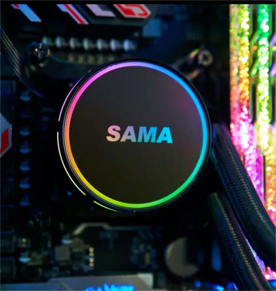 Sama Aio Cpu 360 mm radiatore dissipatore liquido Rgb Cooler Cpu raffreddamento ad acqua radiatore Pc Gaming