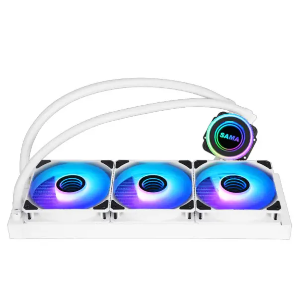 Sama Aio Cpu 360 mm radiatore bianco nero dissipatore di calore liquido Rgb Cooler Cpu Pc Computer Processor raffreddamento ad acqua radiatore Pc Gaming