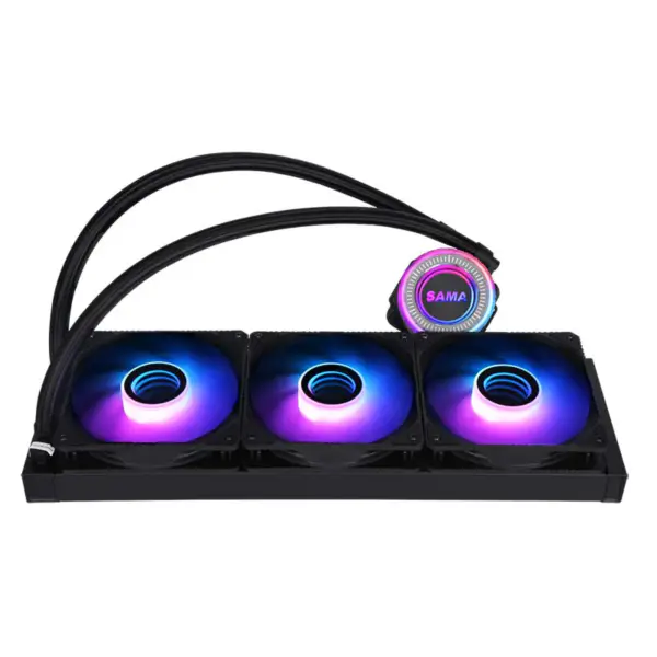 Sama Aio Cpu 360 mm radiatore bianco nero dissipatore di calore liquido Rgb Cooler Cpu Pc Computer Processor raffreddamento ad acqua radiatore Pc Gaming