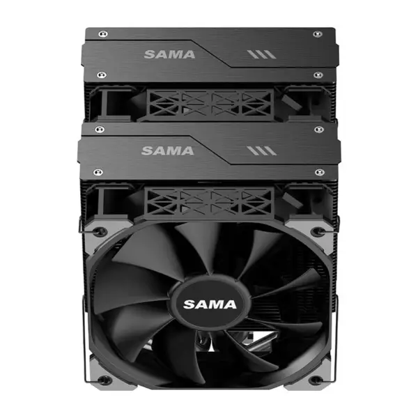 Sama Am4 Am5 Cpu Heatsink Cooler forte ventilatore funzionale doppio Fan Cooler Cpu Processor raffreddamento