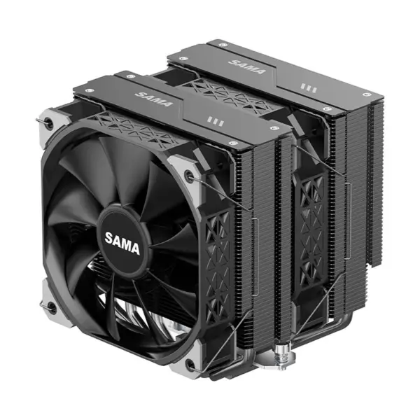 Sama Am4 Am5 Cpu Heatsink Cooler forte ventilatore funzionale doppio Fan Cooler Cpu Processor raffreddamento