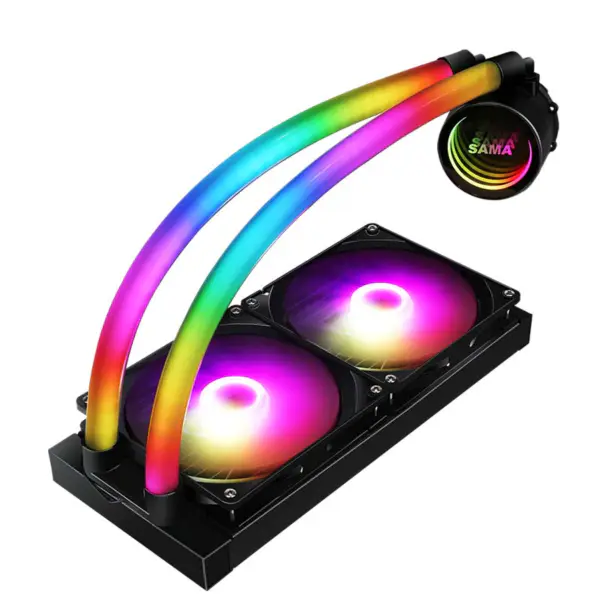 Sama Am4 Am5 Cooler Gaming Computer Liquid Cooler Cpu Cooler Argb Air Pump con basso rumore