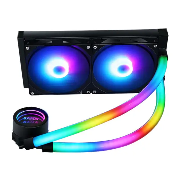 Sama Am4 Am5 Cooler Gaming Computer Liquid Cooler Cpu Cooler Argb Air Pump con basso rumore