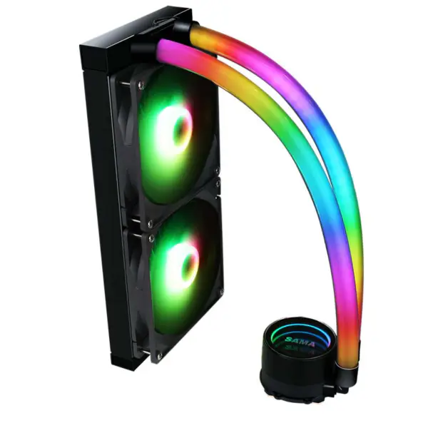 Sama Am4 Am5 Cooler Gaming Computer Liquid Cooler Cpu Cooler Argb Air Pump con basso rumore