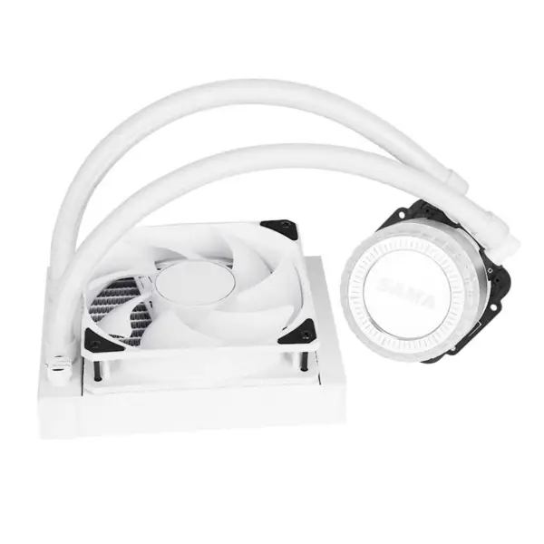 Sama Argb Coloful 120mm Radiatore Bianco Pc Cpu Water Cooler