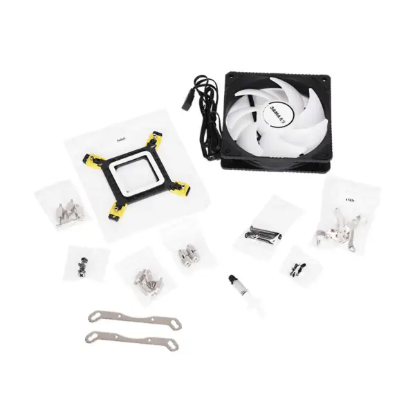 Sama Argb Coloful 120mm Radiatore Bianco Pc Cpu Water Cooler