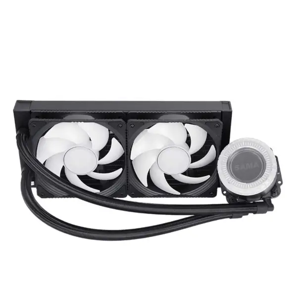 Sama Custom Black 240mm Radiatore Pc Cpu Water Cooler