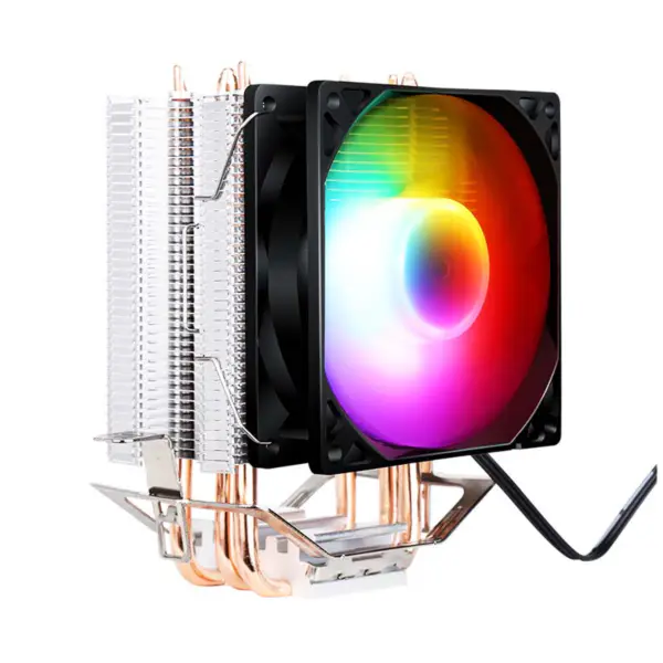 Sama Logo personalizzabile Computer Cooling Fan 5v 3pin Rgb Dissipatore Pc Intel Amd Cpu Air Cooler 3 Heatpipes 40000h Cpu Cooler