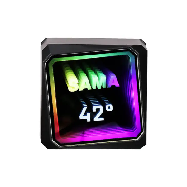 Sama Customizable Logo Water Cooler 45.1cfm-90.3cfm Radiatore Dissipazione di calore Performance Cpu Cooling Fan
