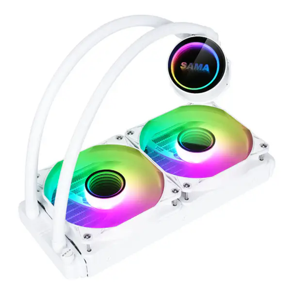 Sama Personalizzazione 240 mm Argb bianco raffreddamento ad acqua Cpu Water Cooler