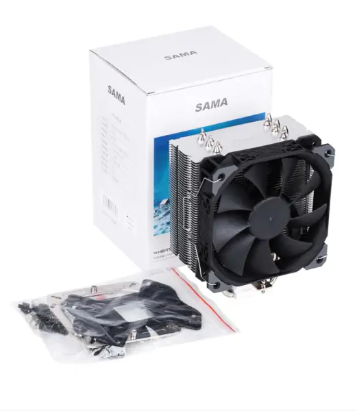 Sama Personalizzazione 6 Heatpipes Cpu Air Cooler Dissipatore di calore Cpu Fan Cooler