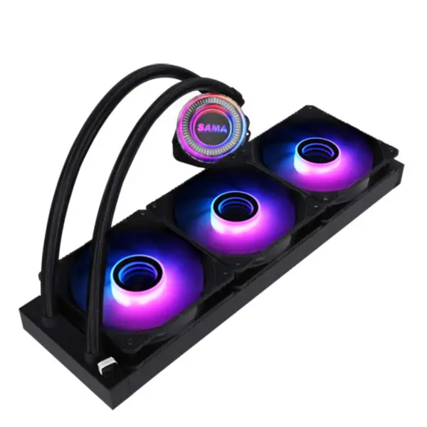 Sama Personalizzazione nero 360 millimetri radiatore Pc Cpu Water Cooler