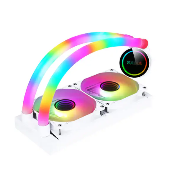 Sama Custom Cpu Cooler dissipatori di calore 240 Rgb ventola di raffreddamento per Intel Amd Cpu Lga775/115x Am4 Am5 Ryzen 12600k Cpu Liquid Cool