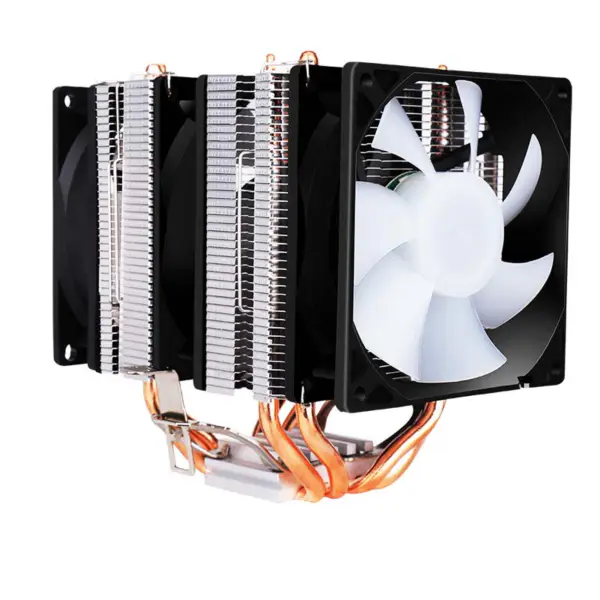 Sama Color Intel 775/115x/1700 4 tubi di calore Triple Pwm Fans Cpu Cooler Frgb per Gaming Pc