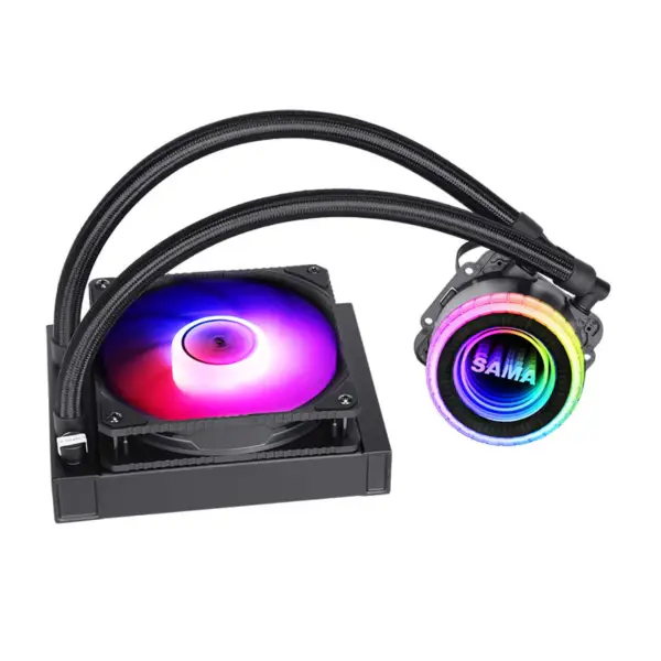 Sama Black 120mm Radiatore Pc Cpu Raffreddamento a liquido