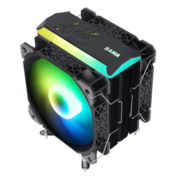 Sama 6 Heatpipes Twin Fan Cpu Cooler con logo personalizzabile