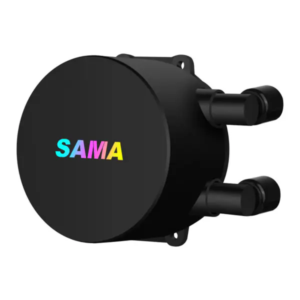 Sama Coloful Fan Raffreddatore ad acqua bianco per case Pc