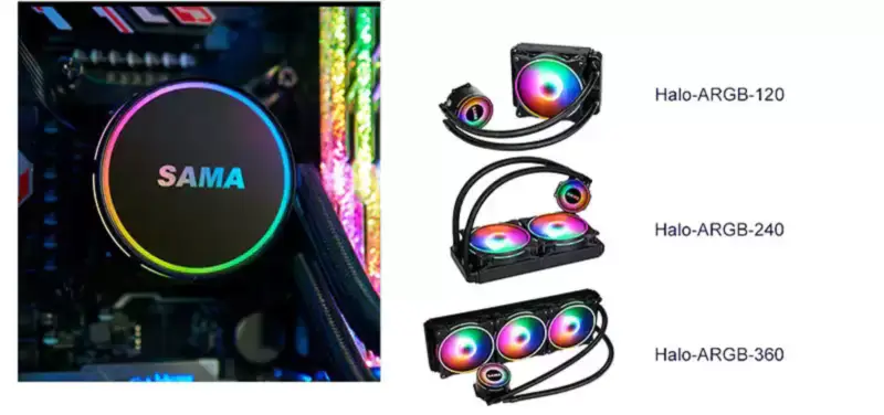 Sama Pc 360 mm radiatore liquido Aio Cpu Cooler Gpu sistema di raffreddamento ad acqua Kit per Cpu