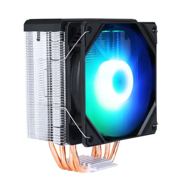 Sama Black Rainbow Rgb Gaming Computer Cooling Radiator Heat Pipe Processor Air Cooling Cpu Air Coolers con 4 rame tubo