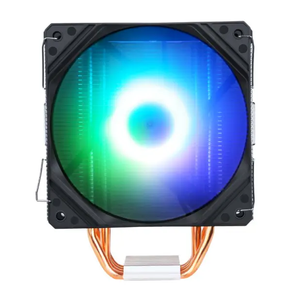 Sama Black Rainbow Rgb Gaming Computer Cooling Radiator Heat Pipe Processor Air Cooling Cpu Air Coolers con 4 rame tubo