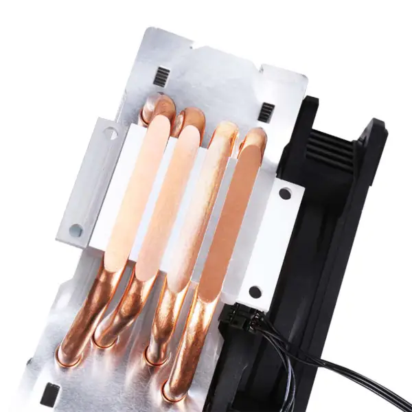 Sama Black Rainbow Rgb Gaming Computer Cooling Radiator Heat Pipe Processor Air Cooling Cpu Air Coolers con 4 rame tubo