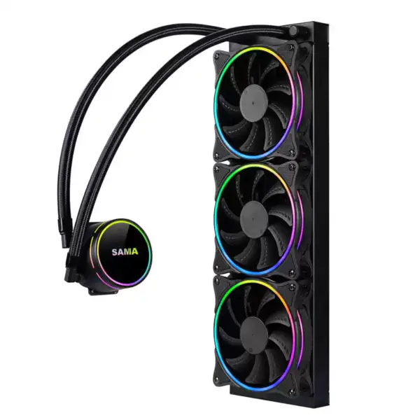 Kit di raffreddamento ad acqua di Sama Raffreddatore della Gpu del PC Sistema liquido nero Raffreddatore della Cpu 1700 per Cpus