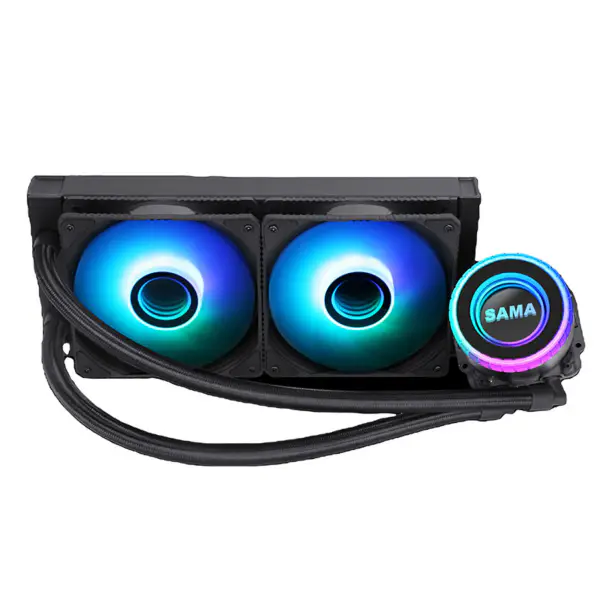 Sama 240 mm radiatore nero Pc Cpu raffreddamento ad acqua