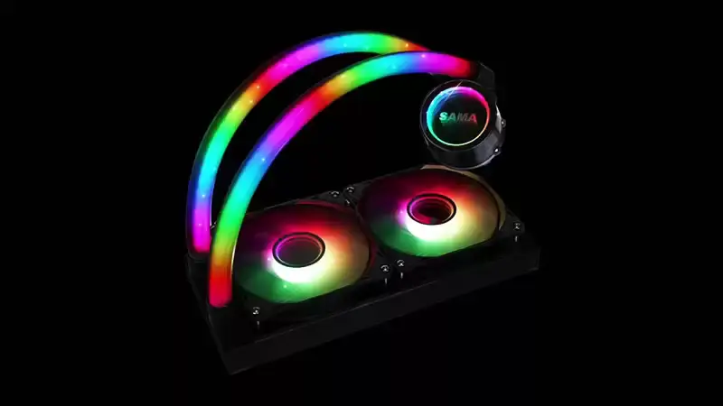 Sama ha personalizzato 240 mm Rgb illuminazione liquido Aio Cooler Cpu Liquid Cooler raffreddamento ad acqua liquido per Pc