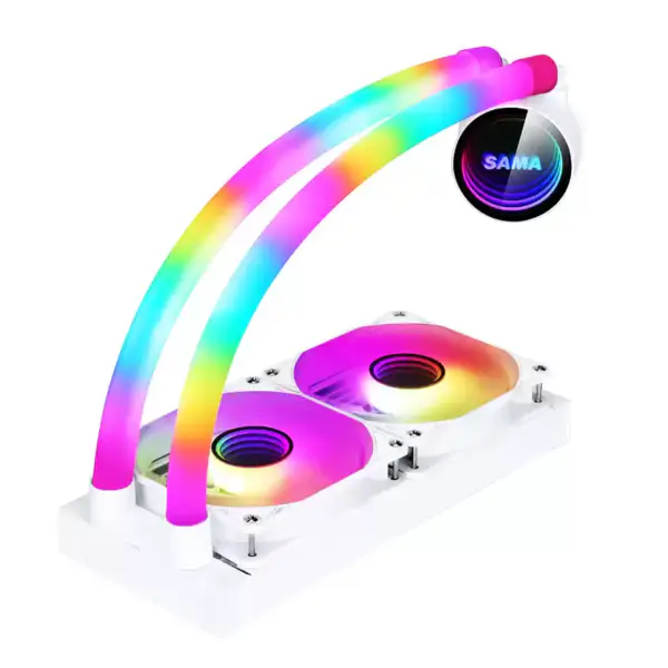 Sama ha personalizzato 240 mm Rgb illuminazione liquido Aio Cooler Cpu Liquid Cooler raffreddamento ad acqua liquido per Pc