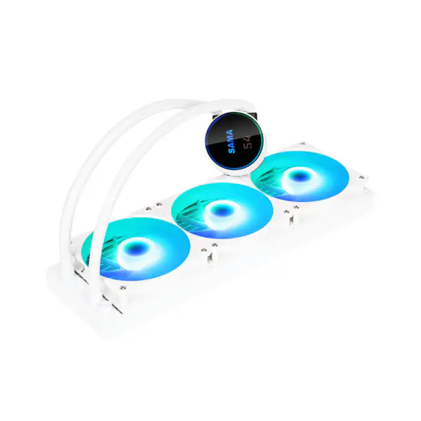Sma Display Cpu Core Temperature Liquid Cooler 50000hrs Cpu Cooler Rgb Logo personalizzabile Argb Cpu Cooler