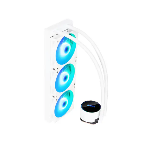 Sma Display Cpu Core Temperature Liquid Cooler 50000hrs Cpu Cooler Rgb Logo personalizzabile Argb Cpu Cooler