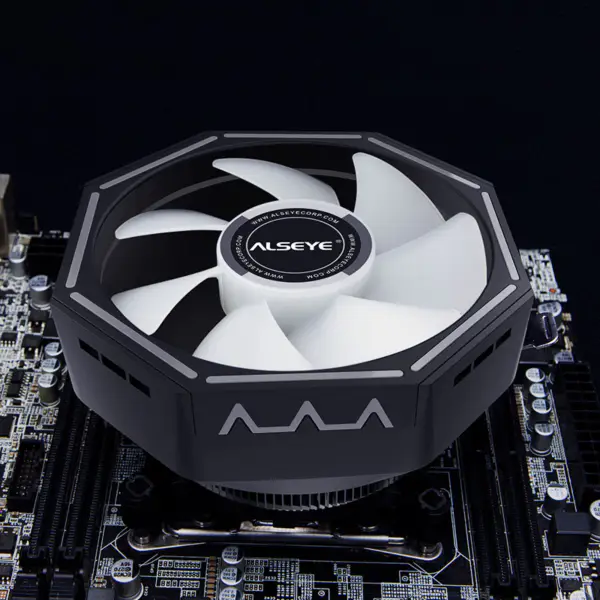 Alseye 120 mm dissipatore di calore Rgb raffreddamento ventola Cpu Cooler 775/115x/1200