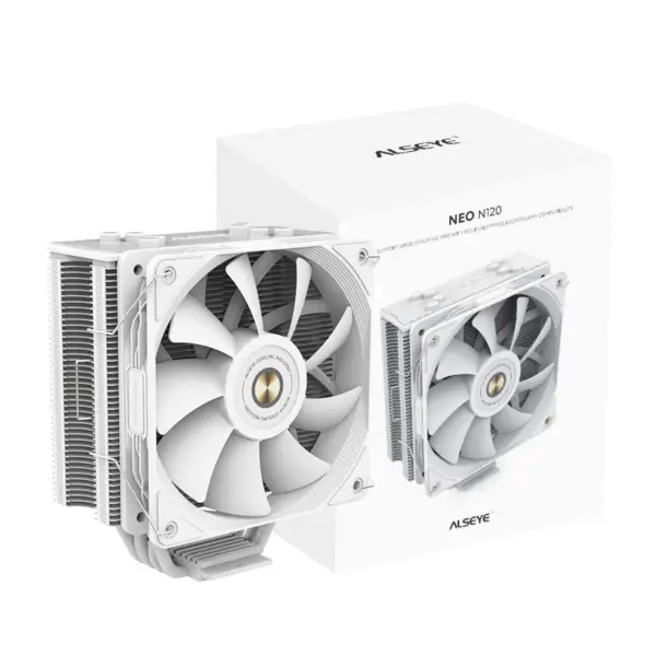 Alseye 12v 120mm Led Rgb Dissipatore Raffreddatore Pc Fan Per 1700 E Am5
